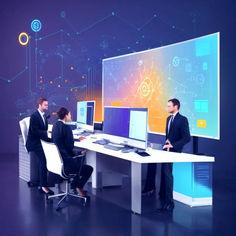 واجهة مستخدم نظام ذكاء اصطناعي متكامل لتسهيل الأعموارد